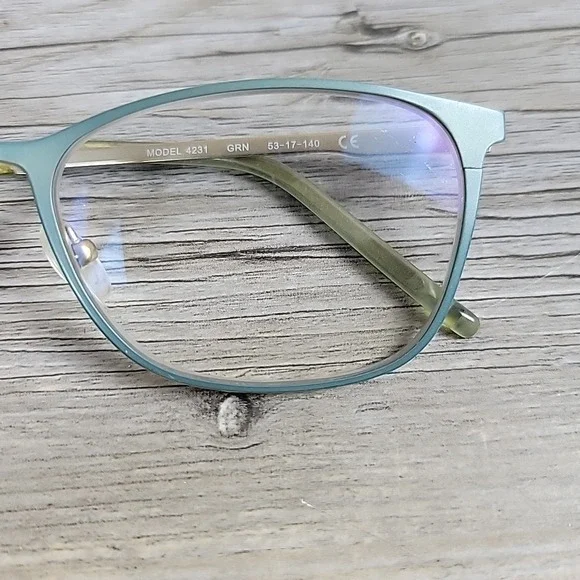 Modo Titanium Eyeglasses 4231 GRN Frames Only 53-17-140 Japan Full Rim - Picture 11 of 12